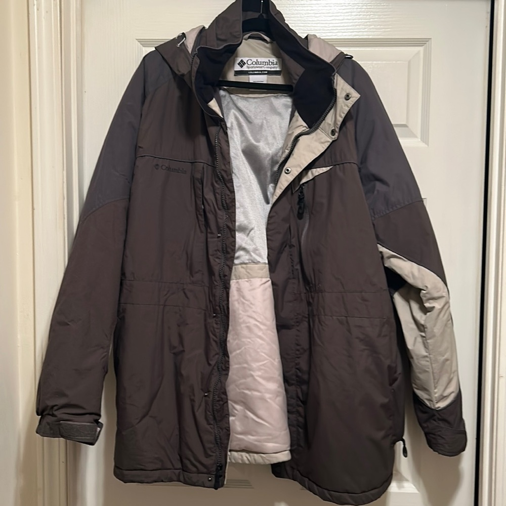 Men’s Jacket Columbia 2XL Brown UEC